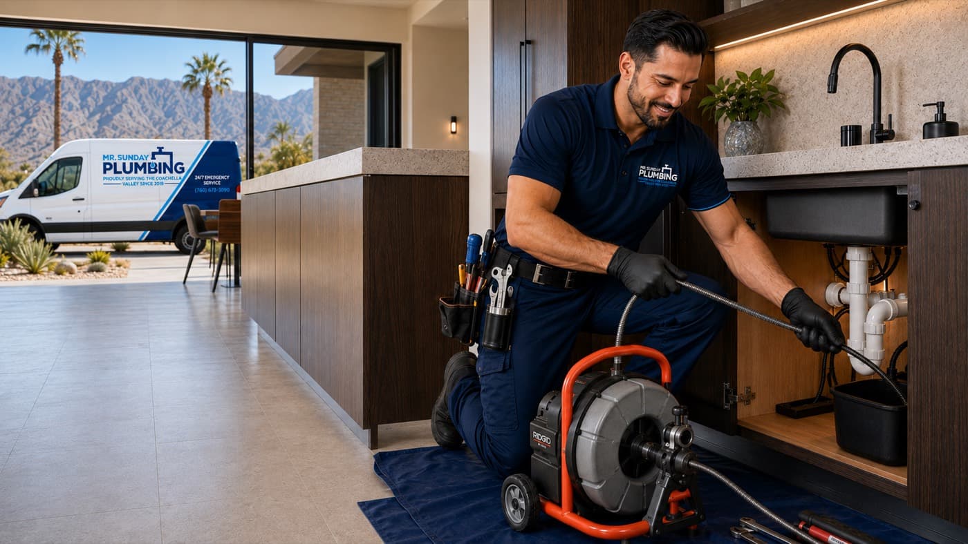 Emergency Drain Cleaning in the Coachella Valley
