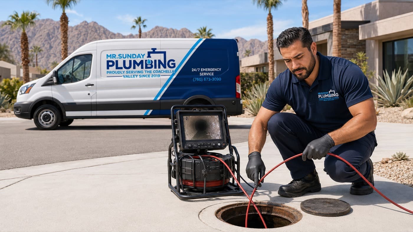 Sewer Camera Inspection in the Coachella Valley