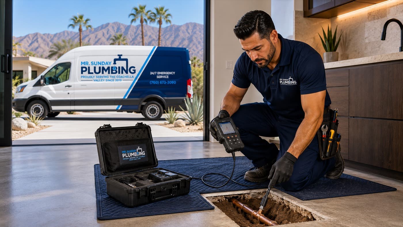 Slab Leak Repair in the Coachella Valley